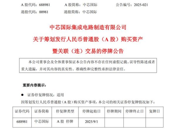 俊升配资 芯片巨头宣布：停牌！