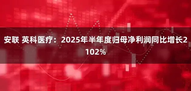 安联 英科医疗：2025年半年度归母净利润同比增长2102%